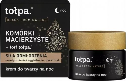 Tołpa - Black From Nature - Face Night Cream - Night face cream - 50 ml