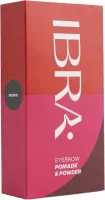 Ibra - Eyebrow Pomade & Powder - Eyebrow makeup kit - Pomade and eyebrow shadow with a brush