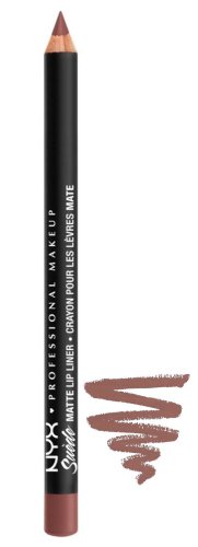 NYX Professional Makeup - SUEDE MATTE LIP LINER - Konturówka do ust - 1 g - 55 - COLD BREW