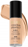 MILANI - CONCEAL + PERFECT - 2-IN-1 FOUNDATION + CONCEALER - 30 ml - 02A - CREAMY NATURAL - 02A - CREAMY NATURAL