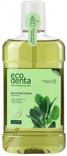 ECODENTA - Multifunctional Mouthwash - Mouthwash with sage, aloe vera and mint - 500 ml