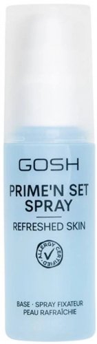 GOSH - PRIME'N SET SPRAY - REFRESHED SKIN - Make-up base and fixative - 001 Refreshed Skin - 50 ml