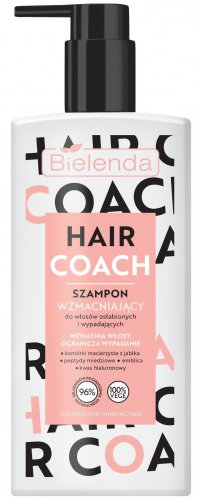 Bielenda - Hair Coach - Shampoo- Strengthening shampoo for weakened and falling out hair - 300 ml