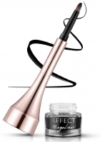 AFFECT - SIMPLE LINES - Gel Eyeliner - Eyeliner w żelu - 2,9 ml - BLACK - BLACK