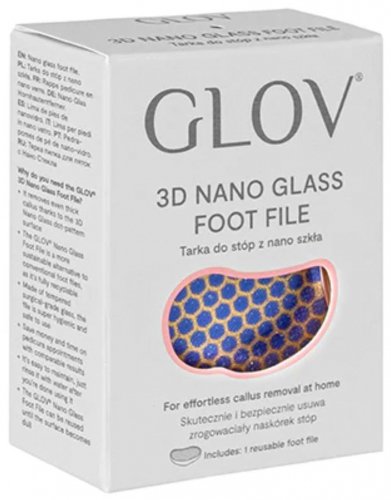 GLOV - 3D NANO GLASS FOOT FILE - Foot grater made of nano glass