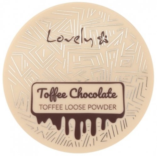Lovely - Toffee Chocolate Toffee Loose Powder - Matowy puder brązujący - 8 g