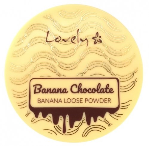 Lovely - Banana Chocolate Banana Loose Powder - Banana Chocolate Loose Face Powder - 8 g