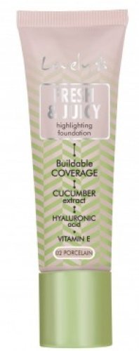 Lovely - Fresh & Juicy Highlighting Foundation - 25 g - 02 Porcelain