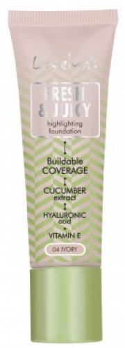 Lovely - Fresh & Juicy Highlighting Foundation - 25 g - 04 Ivory