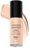 MILANI - CONCEAL + PERFECT - 2-IN-1 FOUNDATION + CONCEALER - 30 ml - 00AA - IVORY