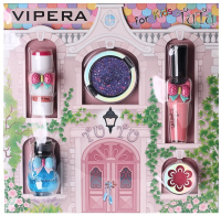 VIPERA - Magic Tutu Cosmetics Collection for Kids - Zestaw prezentowy 5 kosmetyków dla dzieci + Domek - 00 Mix