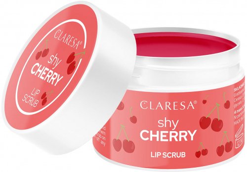 CLARESA - SHY CHERRY LIP SCRUB - Wiśniowy peeling do ust - 15 g