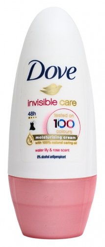Dove - Invisible Care - 48h Anti-Perspirant - Antyperspirant w kulce - Lilia wodna i Róża - 50 ml 