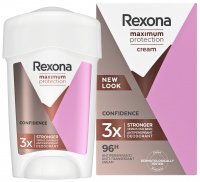 Rexona - Maximum Protection - Antiperspirant Cream 96H - Strong, creamy antiperspirant stick for women - Confidence - 45 ml