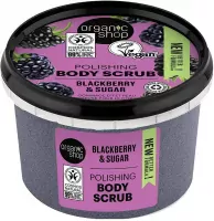 ORGANIC SHOP - POLISHING BODY SCRUB - Sugar body scrub with a smoothing effect - Blackberry extract and sugar - 250 ml