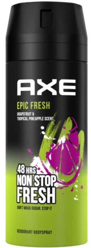 AX Deodorant Bodyspray for Men – Epic Fresh 150ml