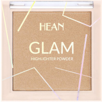 HEAN - GLAM HIGHLIGHTER POWDER - Wielofunkcyjny rozświetlacz do twarzy i ciała - 7,5 g - 204 - GOLD GLOW - 204 - GOLD GLOW