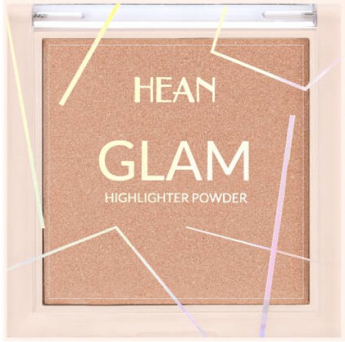 HEAN - GLAM HIGHLIGHTER POWDER - Wielofunkcyjny rozświetlacz do twarzy i ciała - 7,5 g - 205 - CREAMY GLOW