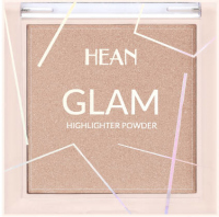 HEAN - GLAM HIGHLIGHTER POWDER - Wielofunkcyjny rozświetlacz do twarzy i ciała - 7,5 g - 206 - LIGHT - 206 - LIGHT
