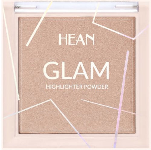 HEAN - GLAM HIGHLIGHTER POWDER - Wielofunkcyjny rozświetlacz do twarzy i ciała - 7,5 g - 206 - LIGHT