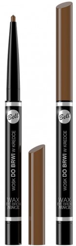 Bell - Wax Eye Brow Pencil - Wosk do brwi w kredce - Szatynka