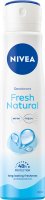 Nivea - Fresh Natural - 48H Protection Deodorant - Aerosol deodorant for women - 250 ml