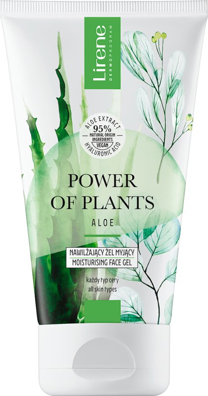 Lirene Power of Plants Aloes  Nawilajcy el do mycia twarzy