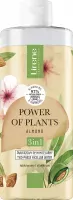 Lirene - POWER OF PLANTS - ALMOND - TWO-PHASE MICELLAR WATER 3IN1 - Biphasic micellar liquid 3IN1 - ALMOND - 400 ml
