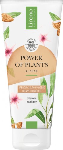 Lirene - POWER OF PLANTS - ALMOND - NOURISHING CREAMY SHOWER GEL - Nourishing, creamy shower gel - ALMOND - 200 ml