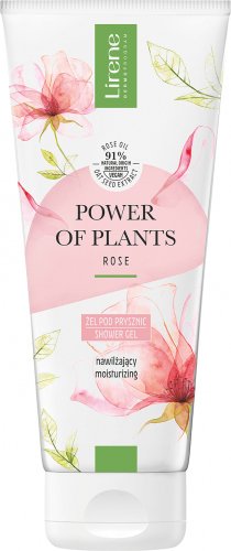 Lirene - POWER OF PLANTS - ROSE - MOISTURIZING SHOWER GEL - Moisturizing shower gel - PINK - 200 ml