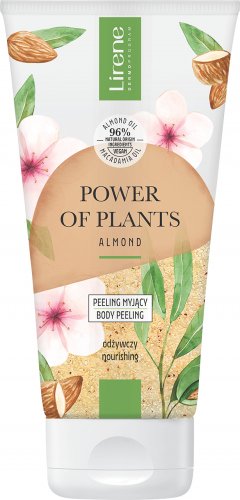 Lirene - POWER OF PLANTS - ALMOND - NOURISHING BODY PEELING - Nourishing body scrub - ALMOND - 175 g