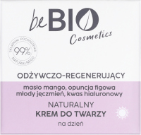beBIO - Naturalny krem do twarzy odżywczo-regenerujący na dzień - 50 ml