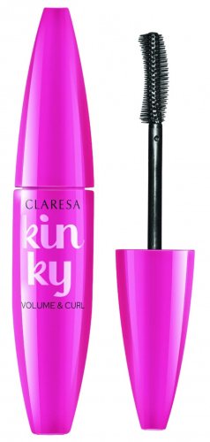 CLARESA - KINKY - Volume & Curl Mascara - Pogrubiająco-podkręcający tusz do rzęs - 10 g