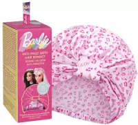 GLOV - BARBIE - Anti-Frizz Satin Hair Bonnet - Satynowy czepek do włosów kręconych chroniący przed tarciem i puszeniem - Edycja limitowana