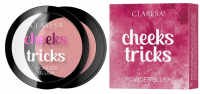 CLARESA - CHEEKS TRICKS - Powder Blush - Pressed Blush - 4 g - 02 Wonder - 02 Wonder