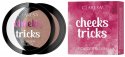 CLARESA - CHEEKS TRICKS - Powder Blush - Róż prasowany - 4 g - 05 Secret - 05 Secret