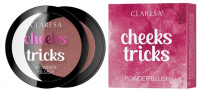 CLARESA - CHEEKS TRICKS - Powder Blush - Róż prasowany - 4 g - 06 Lure - 06 Lure