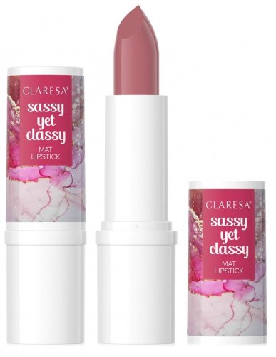 CLARESA - SASSY YET CLASSY - Mat Lipstick - Matowa pomadka do ust - 4,8 g - 15 Seductive