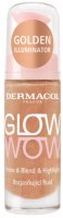 Dermacol - GLOW WOW Prime & Blend & Highlight - The liquid highlighter - Płynny rozświetlacz do twarzy - Golden Illuminator - 20 ml
