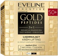 Eveline Cosmetics - PRESTIGE - GOLD PEPTIDES - Ujędrniający krem-lifting ze złotym peptydem i kolagenem 50+ - Dzień/Noc - 50 ml 