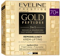 Eveline Cosmetics - PRESTIGE - GOLD PEPTIDES - Remodeling-lifting cream with golden peptide and spilanthol 70+ - Day/Night - 50 ml