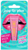Perfecta - Juicy Lip Gloss - Nawilżający błyszczyk do ust - Candy Cake - 10 g