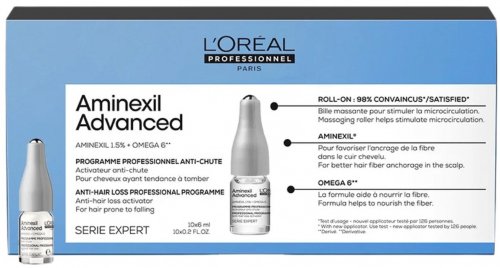 L'Oréal Professionnel - SERIE EXPERT - AMINEXIL ADVANCED - Program walki z wypadaniem włosów o podwójnym działaniu - 10x6 ml
