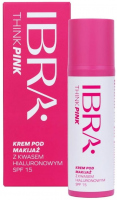 Ibra - THINK PINK - Under Makeup Cream With Hyaluronic Acid SPF 15 - Krem pod makijaż z kwasem hialuronowym - SPF15 - 50 ml