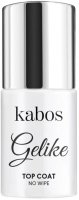 Kabos - Gelike - Top Coat No Wipe - Hybrid Nail Polish - Hybrid top coat - 8 ml
