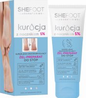 SHEFOOT - Treatment with urea 5% - Super light deodorizing foot gel - 75 ml