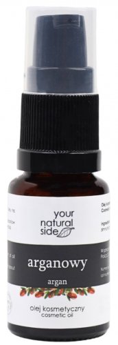 Your Natural Side - Cosmetic Oil - 100% natural argan oil for face, body and hair - 10 ml