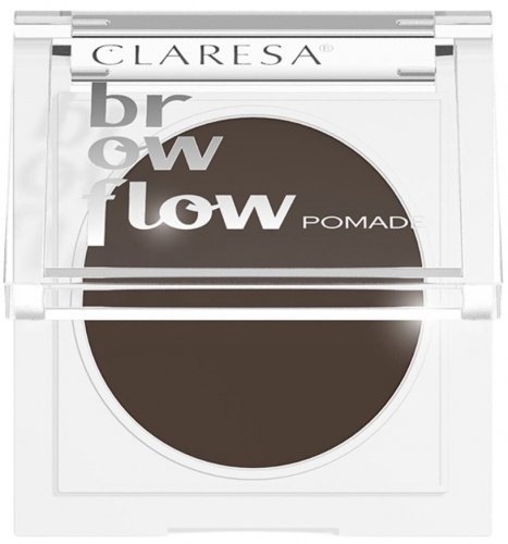 CLARESA - BROW FLOW - Fluffy Eyebrow Pomade - Puszysta pomada do brwi - 3,5 g - 03 Brunette