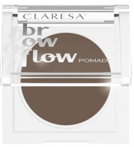 CLARESA - BROW FLOW - Fluffy Eyebrow Pomade - Puszysta pomada do brwi - 3,5 g - 01 Taupe blonde