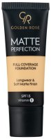 Golden Rose - MATTE PERFECTION - Full Coverage Foundation - מייקאפ מאט לפנים - SPF15 - 35 מ